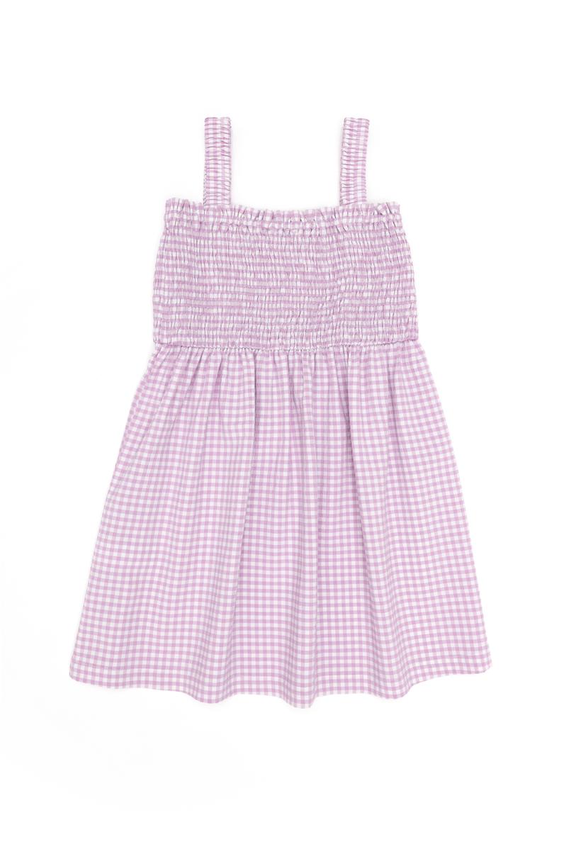 Kız Çocuk Manolya Askılı Dokuma Elbise