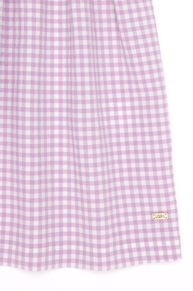 Kız Çocuk Manolya Askılı Dokuma Elbise