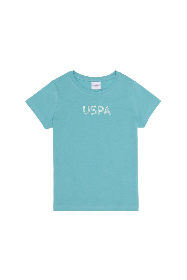 Çocuk Mint Bisiklet Yaka Tişört