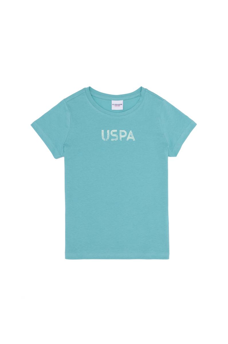 Çocuk Mint Bisiklet Yaka Tişört