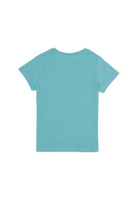 Çocuk Mint Bisiklet Yaka Tişört - 50265383015