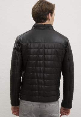 Erkek Siyah Deri Ceket - 50224893011