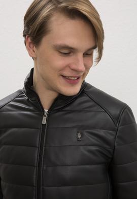 Erkek Siyah Deri Ceket - 50224893011