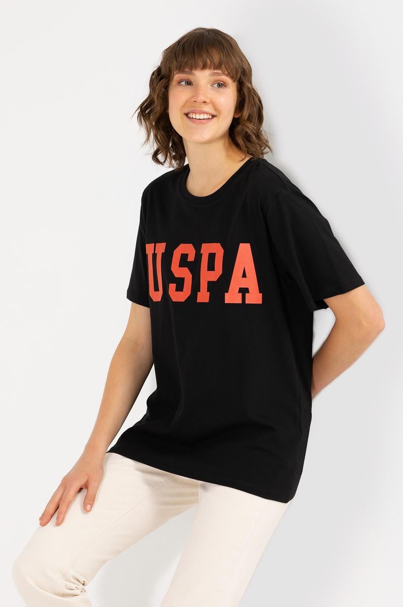 Kadın Siyah Bisiklet Yaka Basic Tişört