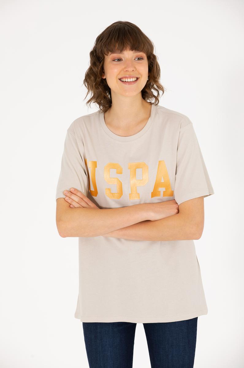 Kadın Taş Bisiklet Yaka Basic Tişört