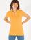 Kadın Turuncu Basic Polo Yaka Tişört