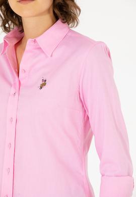 Kadın Manolya Uzun Kollu Basic Gömlek - 50262849059