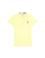 Kız Çocuk Açık Sarı Basic Polo Yaka Tişört