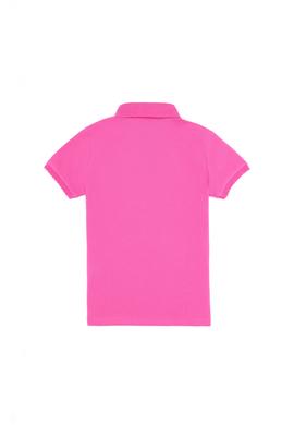 Kız Çocuk Pembe Basic Polo Yaka Tişört - 50265668174