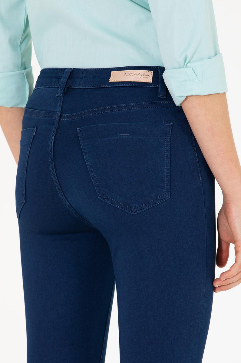 Kadın Açık Mavi Toothpick Fit Jean Pantolon