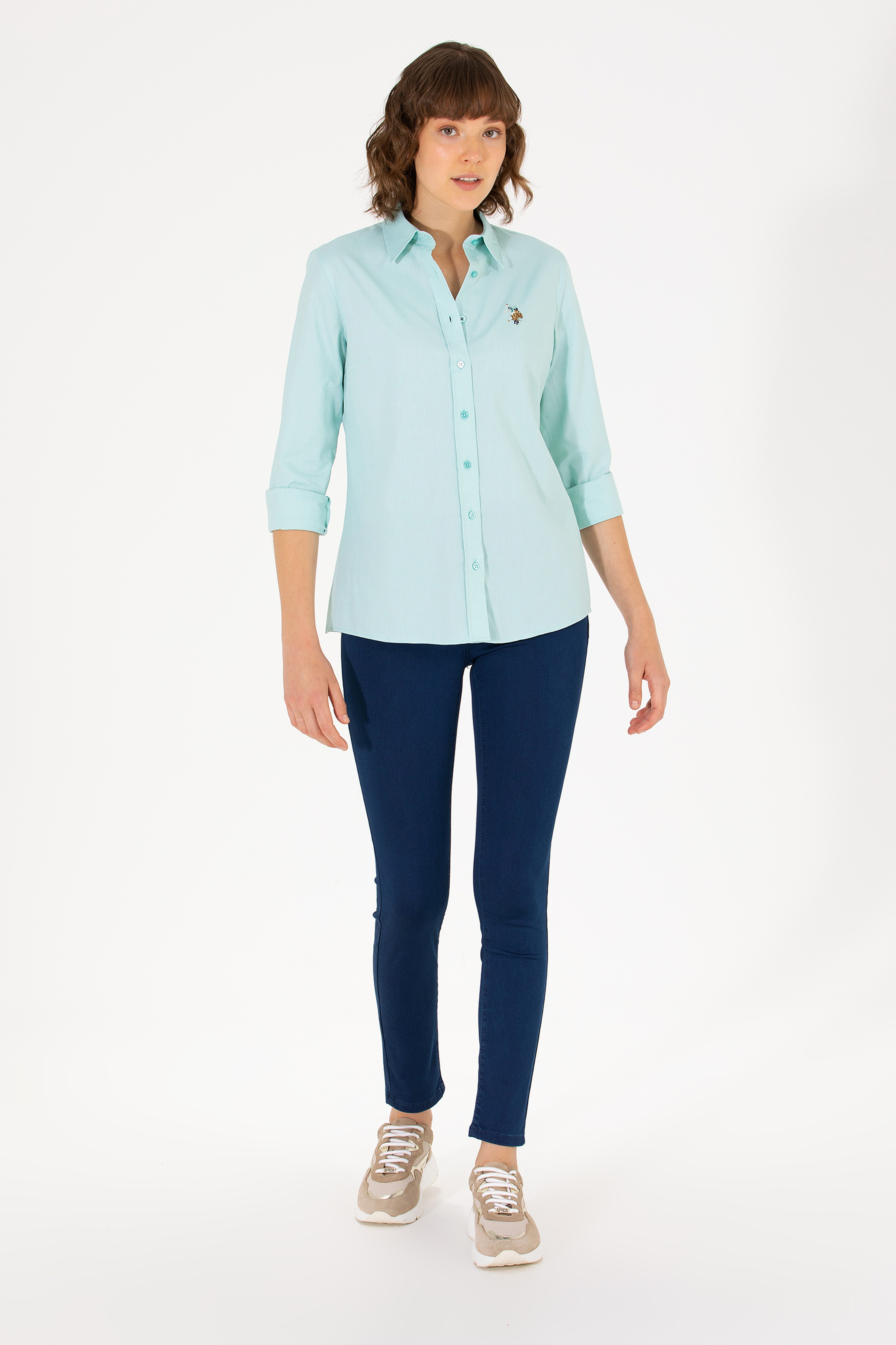 Kadın Açık Mavi Toothpick Fit Jean Pantolon