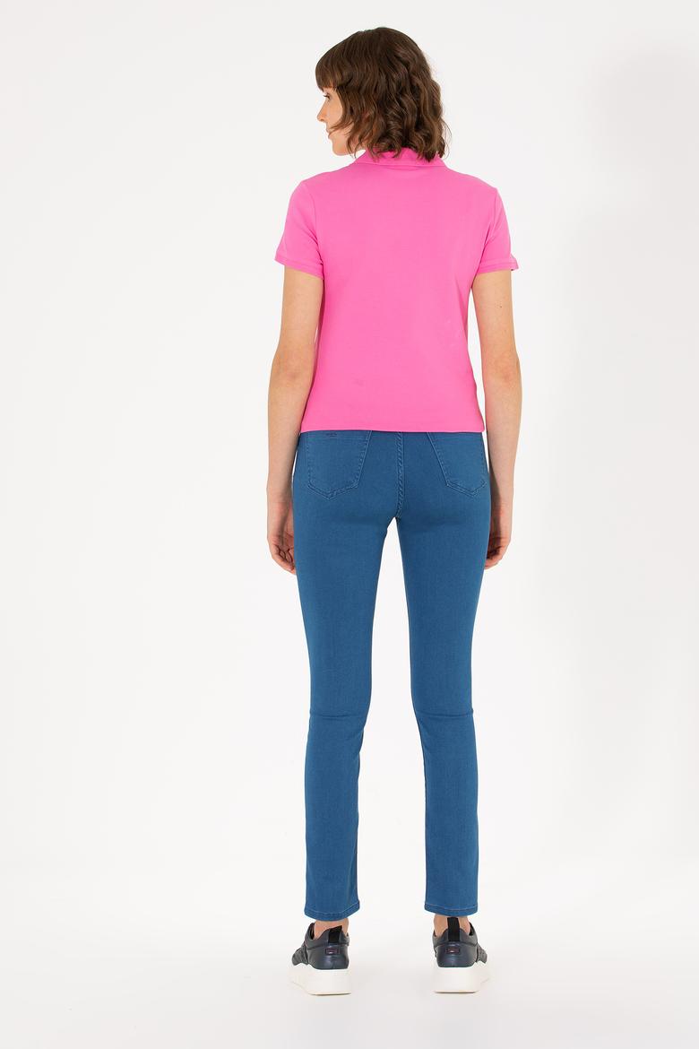 Kadın Mavi Jean Pantolon - 50270319008