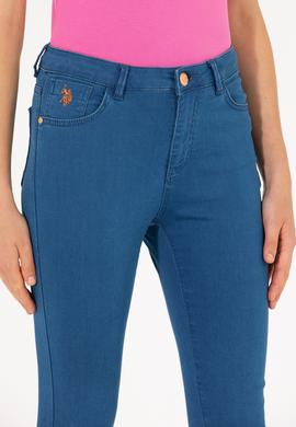 Kadın Mavi Jean Pantolon - 50270319008