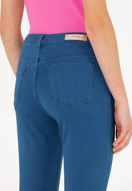 Kadın Mavi Jean Pantolon - 50270319008