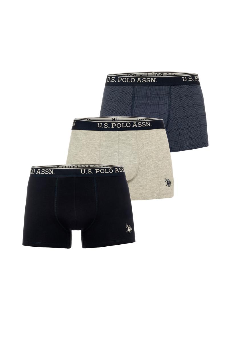 Erkek Lacivert 3'lü Boxer