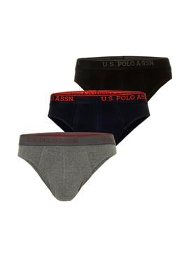 Erkek Lacivert 3'lü Slip - 50270592004