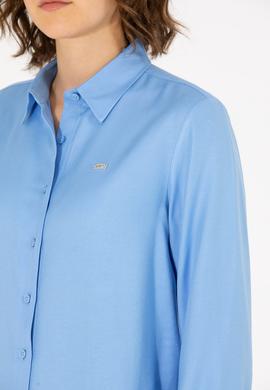 Kadın Mavi Uzun Kollu Gömlek - 50270979005