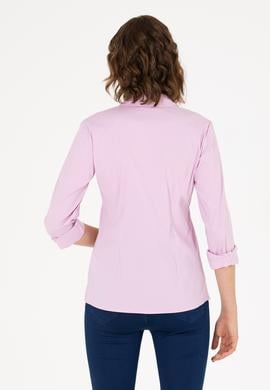 Kadın Manolya Uzun Kollu Basic Gömlek - 50270992046