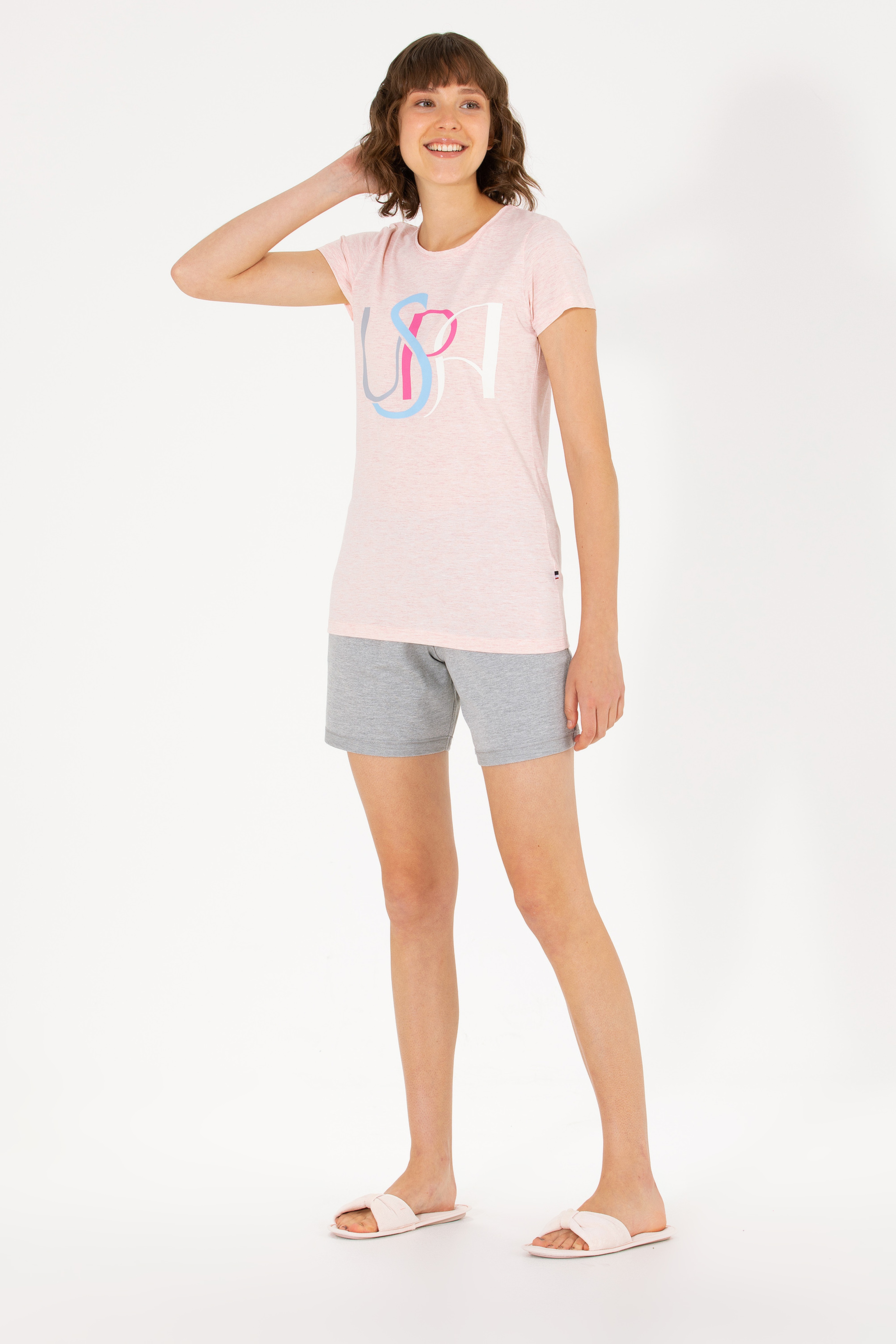 Kadın Pembe Pijama Takımı