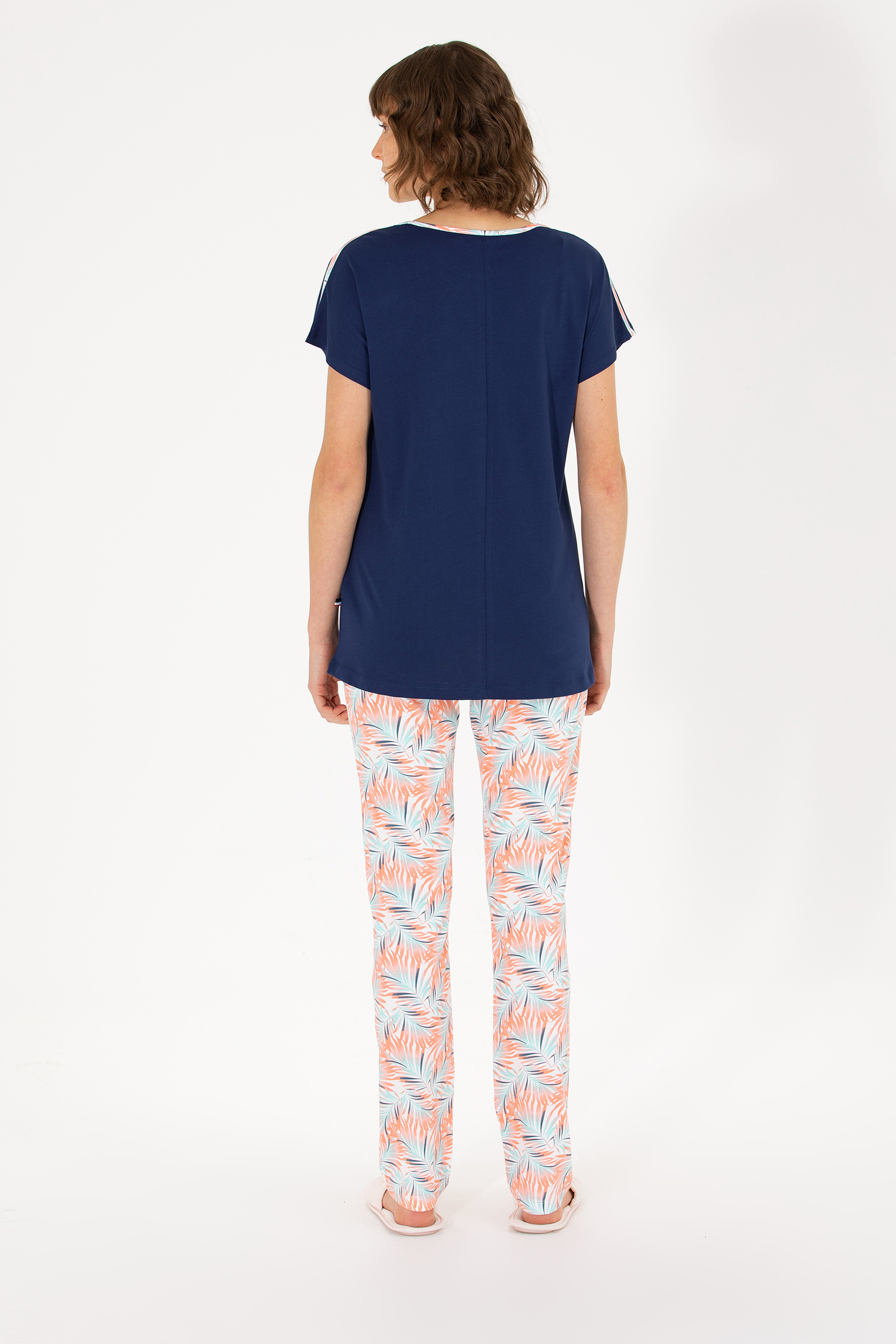 Kadın Lacivert Pijama Takımı - Image 4