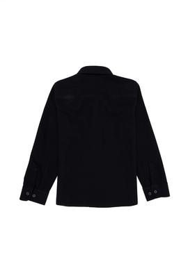 Erkek Çocuk Siyah Uzun Kollu Basic Gömlek - 50267652014