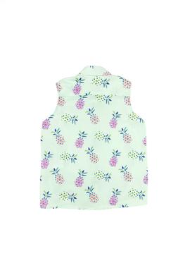 Kız Çocuk Mint Kısa Kollu Gömlek - 50269857009