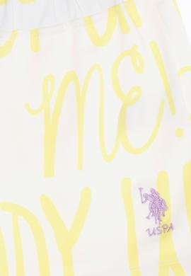 Çocuk Beyaz Örme Şort - 50265382004