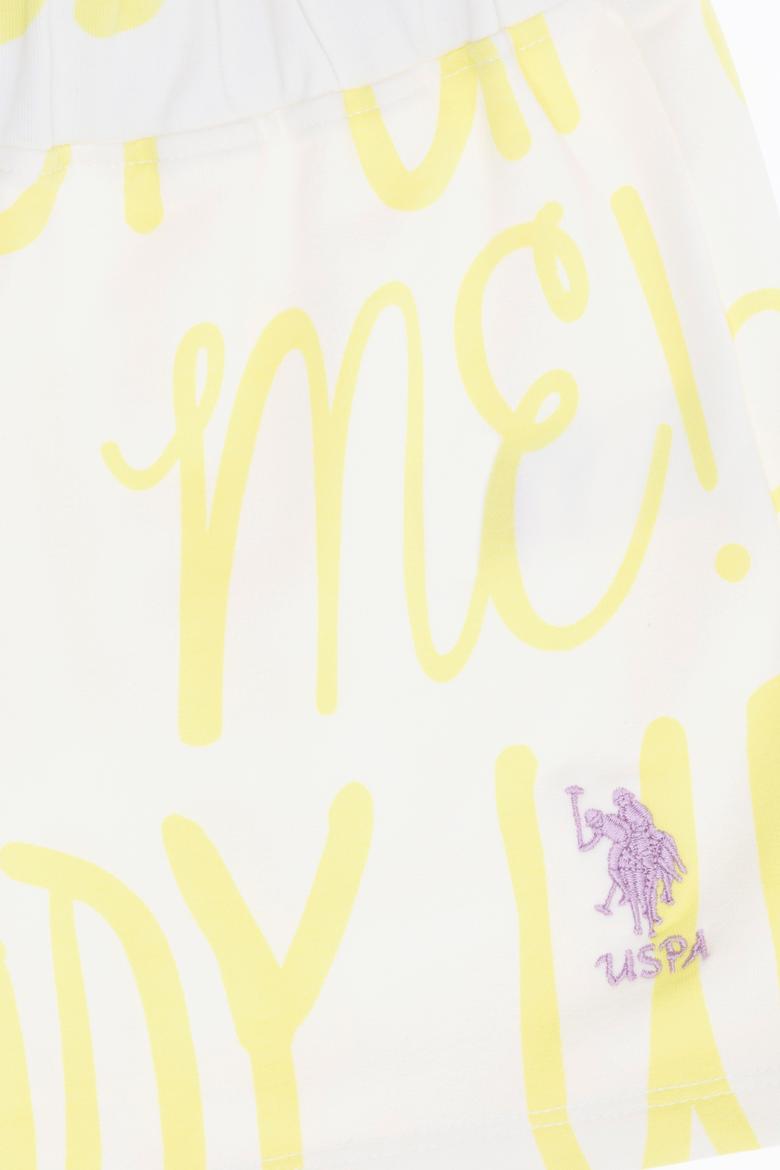 Çocuk Beyaz Örme Şort - 50265382004