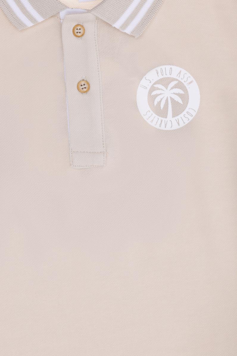 Erkek Çocuk Taş Polo Yaka Tişört