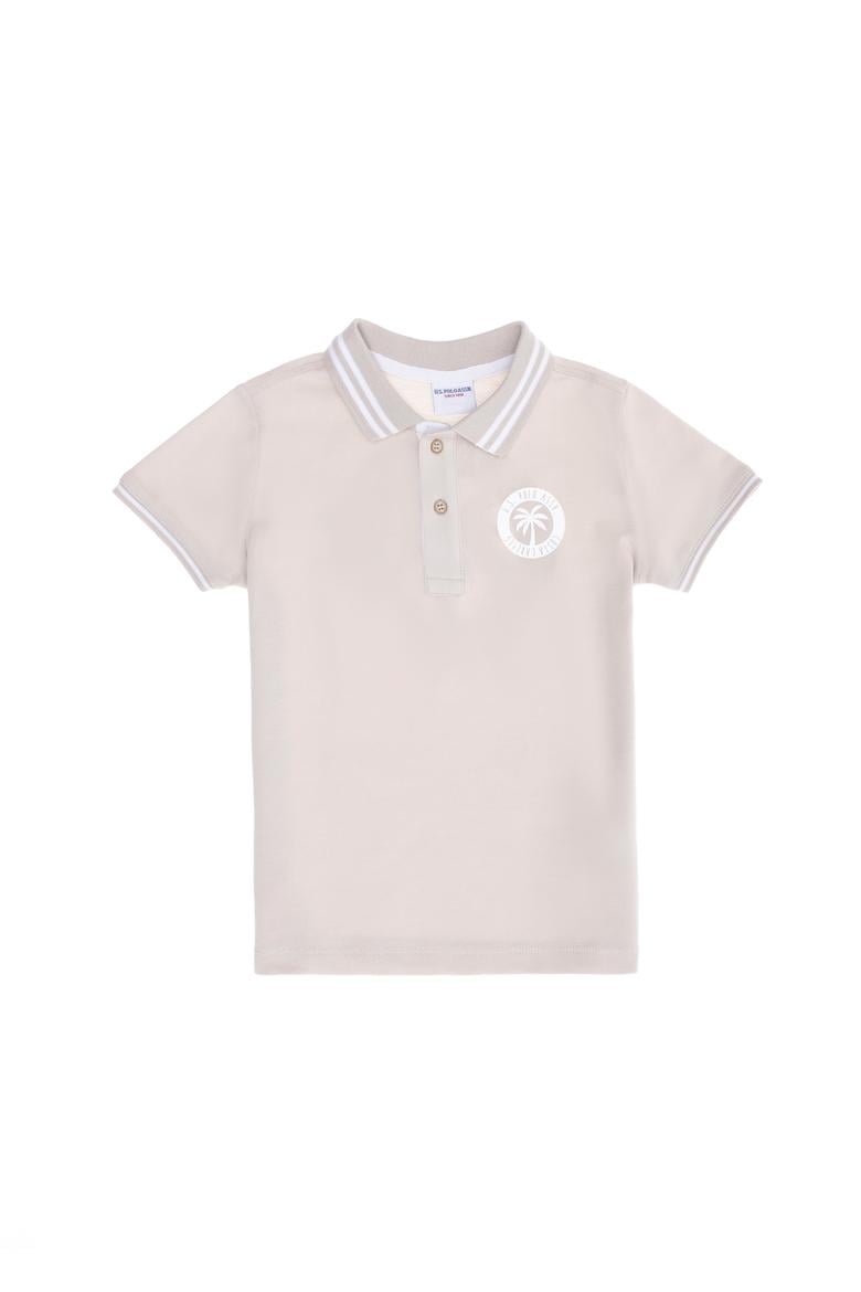 Erkek Çocuk Taş Polo Yaka Tişört