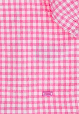 Kız Çocuk Pembe Kısa Kollu Gömlek - 50264230006