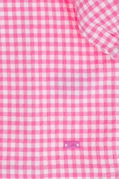 Kız Çocuk Pembe Kısa Kollu Gömlek