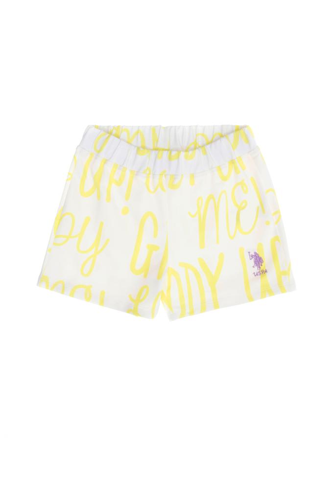 Çocuk Beyaz Örme Şort