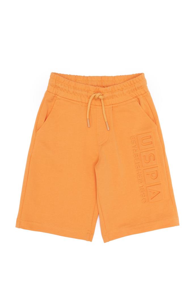 Çocuk Turuncu Örme Şort
