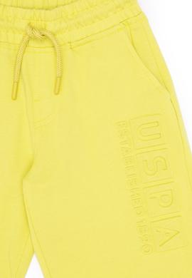 Çocuk Neon Sarı Örme Şort - 50269239030