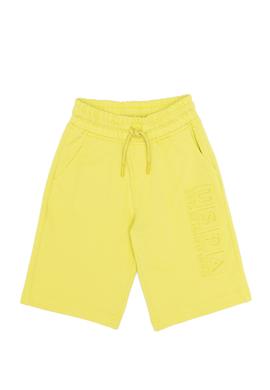 Çocuk Neon Sarı Örme Şort - 50269239030