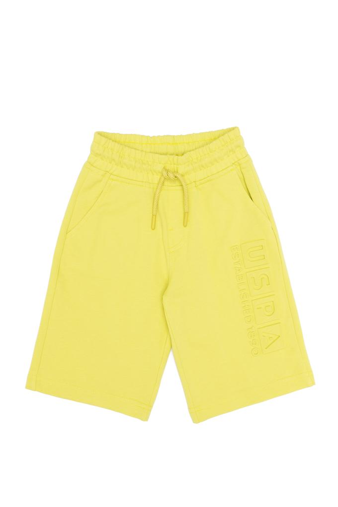 Çocuk Neon Sarı Örme Şort