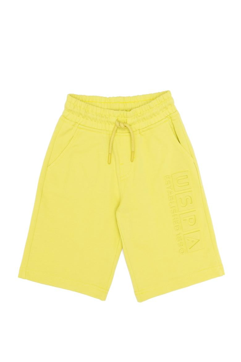 Çocuk Neon Sarı Örme Şort