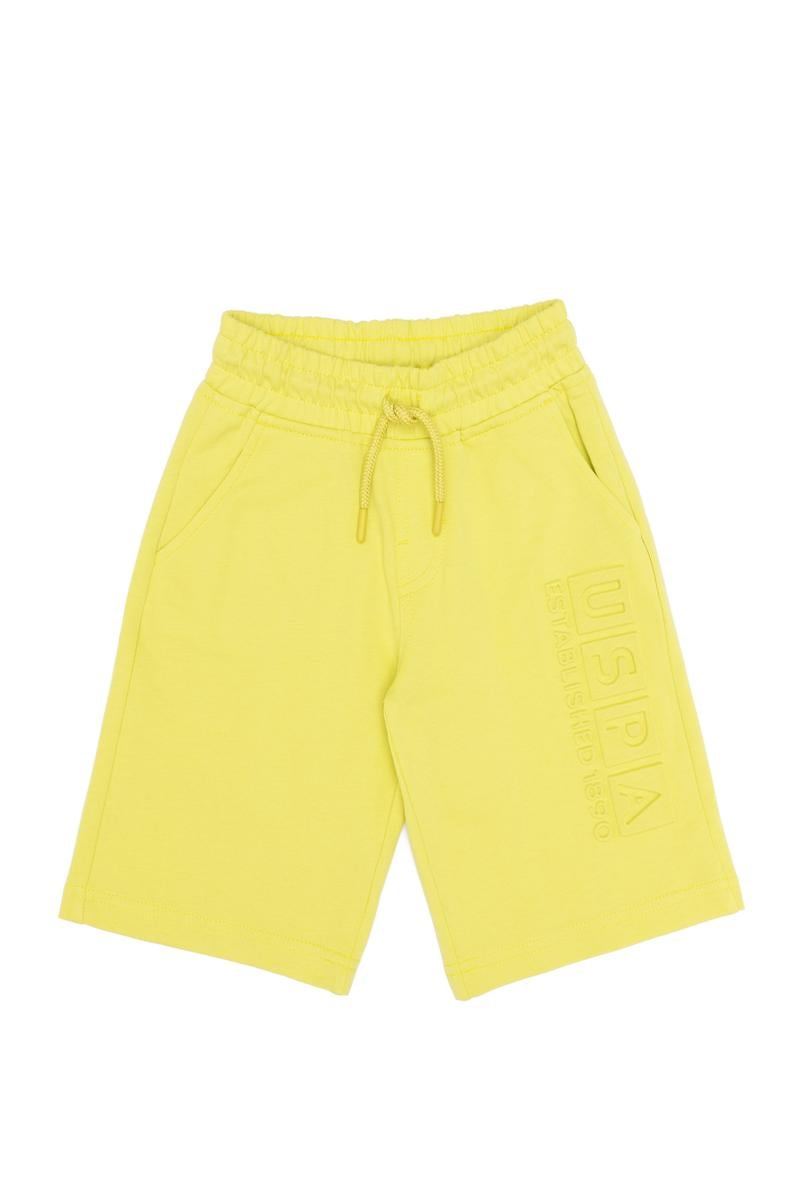 Çocuk Neon Sarı Örme Şort