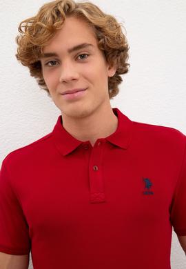 Erkek Bordo Basic Tişört - 50222622062