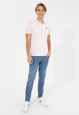 Erkek Lila Basic Tişört - 50222632067