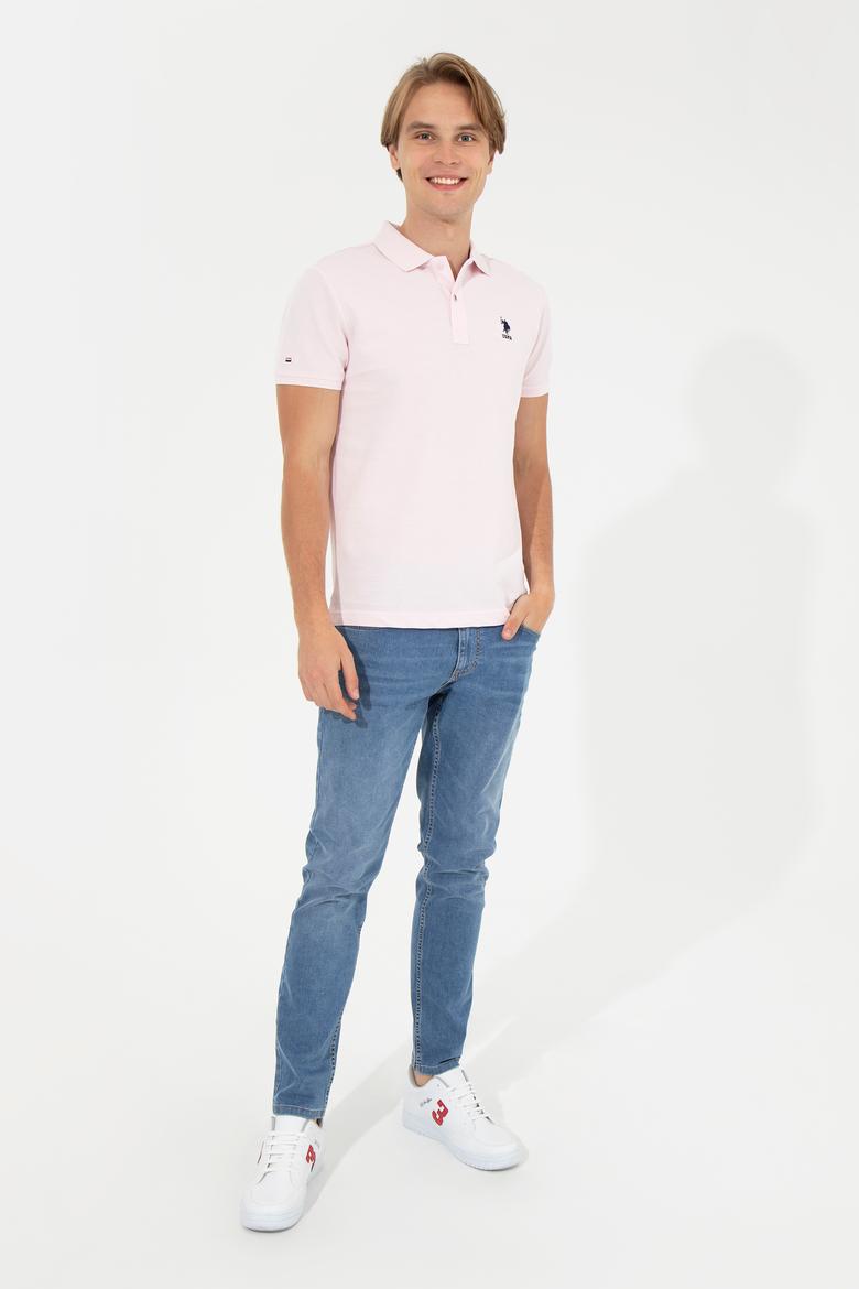 Erkek Lila Basic Tişört - 50222632067