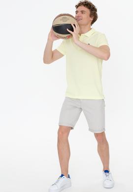 Erkek Su Yeşili Basic Tişört - 50222632168