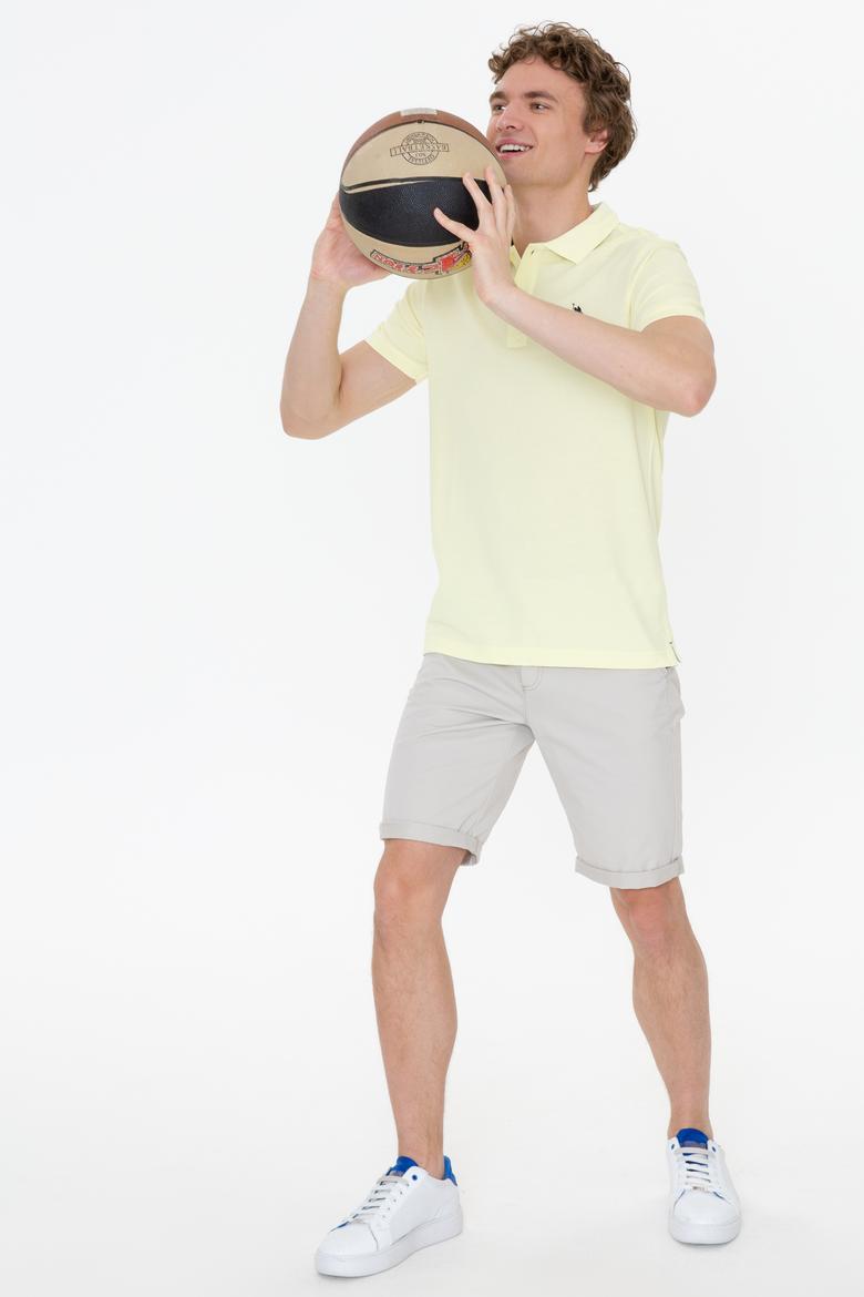 Erkek Su Yeşili Basic Tişört - 50222632168