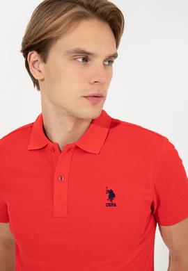 Erkek Kırmızı Basic Tişört - 50222632297