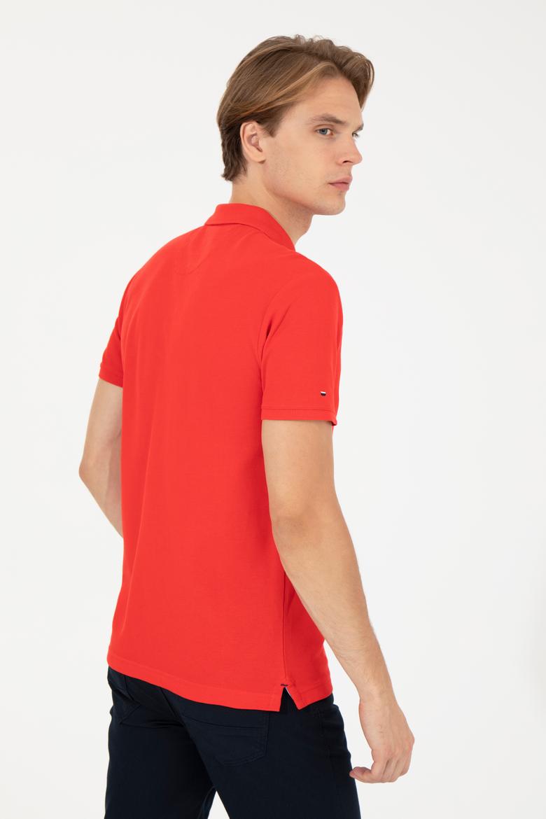 Erkek Kırmızı Basic Tişört - 50222632297