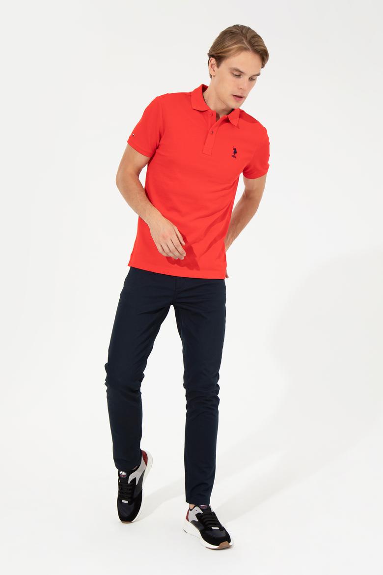 Erkek Kırmızı Basic Tişört - 50222632297