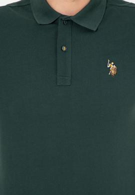 Erkek Koyu Yeşil Basic Tişört - 50224066049