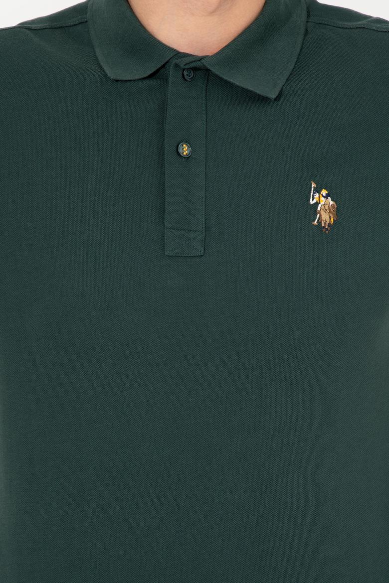 Erkek Koyu Yeşil Basic Tişört - 50224066049