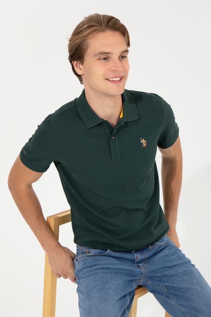 Erkek Koyu Yeşil Basic Tişört